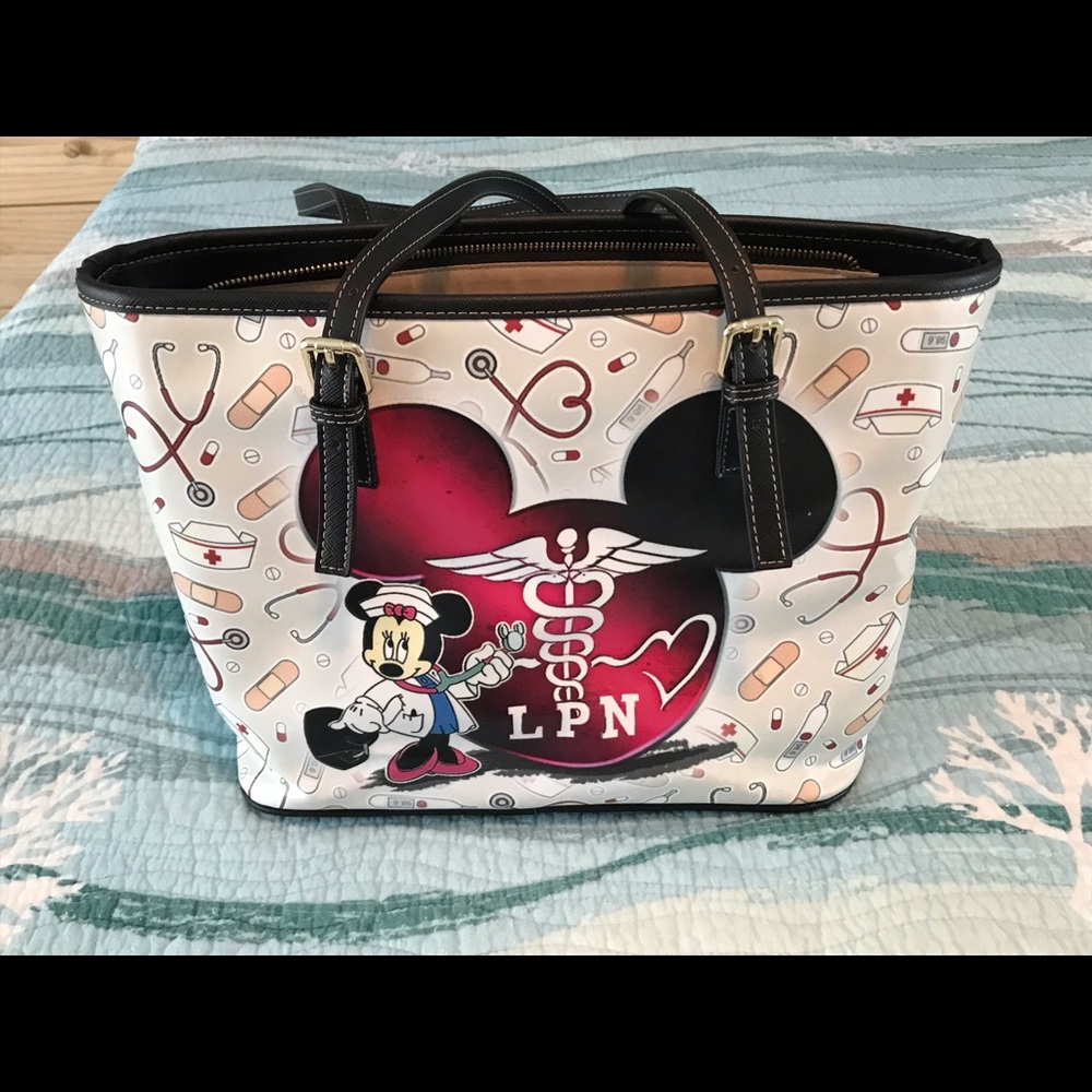 Custom LPN Minnie Mouse themed purse